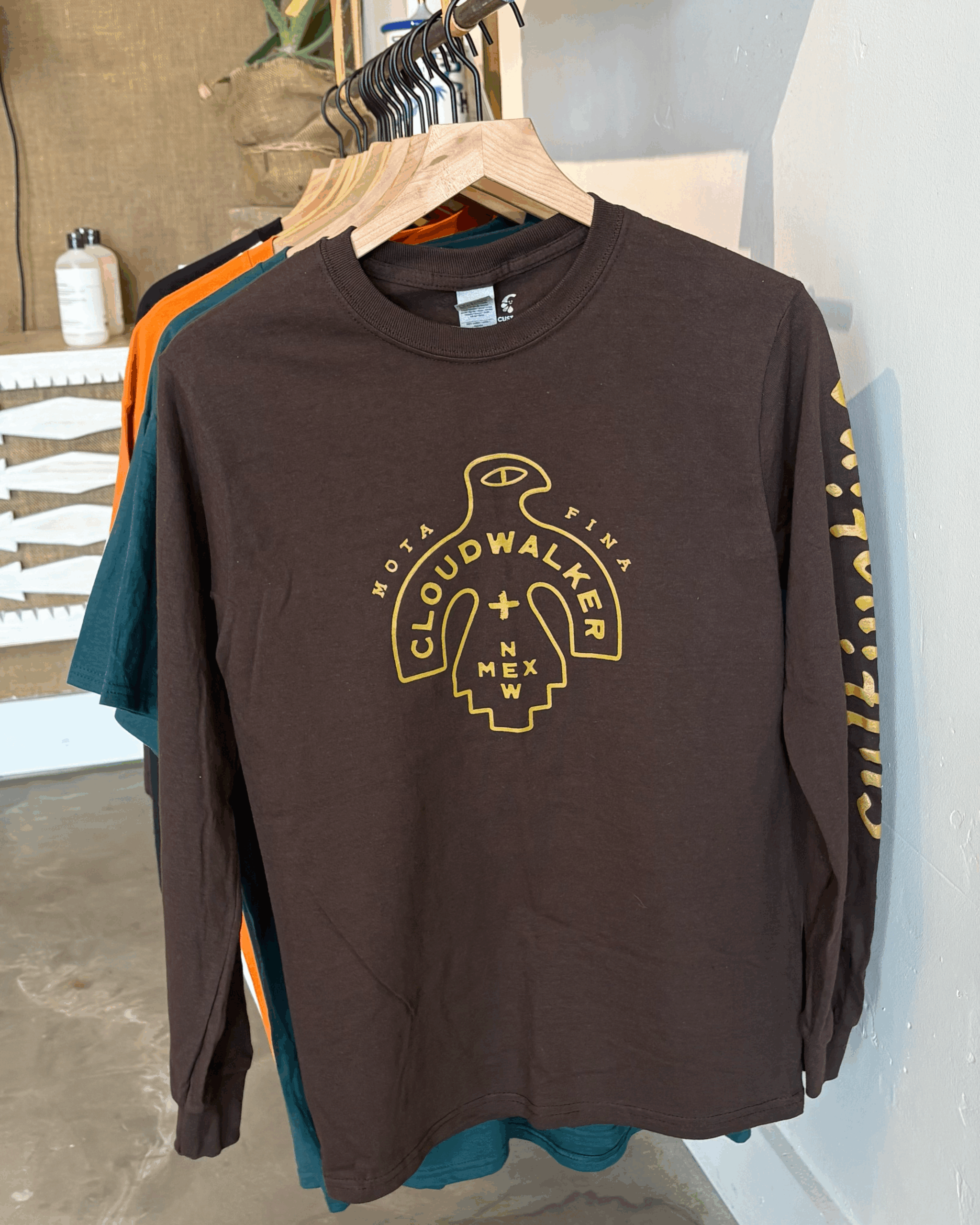 CloudWalker Farm 100% Cotton Long Sleeve T-Shirt "Cultivating Curiousity". Made in the USA.