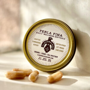CBD Perla Fina Daily Wellness Softgels: Adaptive Cannbidiol Remedy. Soften Stress, Lift Moods, Ease Aches. Full Spectrum Cannabidiol Rosin. Plant Based, All-Natural, Organic, Vegan, Federally Legal, Wellness, Pills.