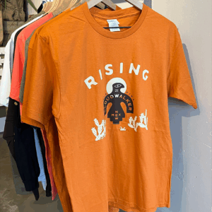 CloudWalker Farm 100% Cotton T-Shirt. "Rising" Thunderbird Logo. Made in the USA.